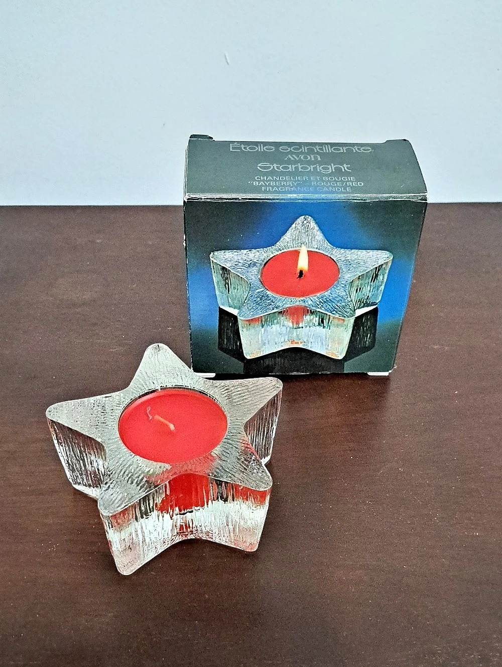 Avon Starbright Chandelier Star Candle Holder